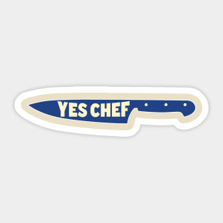 YES CHEF Sticker